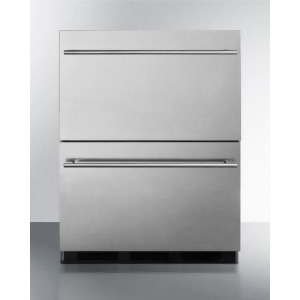 Summit Commercial Two-Drawer Ada All-Refrigerator for Built-in Use Sp6ds2dos7ada - All