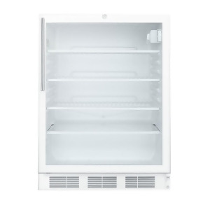 Medical Commercial Counter-Height 24 Ada All-Refrigerator Glass Door Scr600lhvada - All