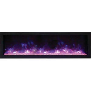 Remii Extra Slim Indoor/Outdoor Built-in Electric Fireplace 55 - All