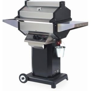 Phoenix Sdbocp Grill Head on Black Aluminum Pedestal Cart Lp - All