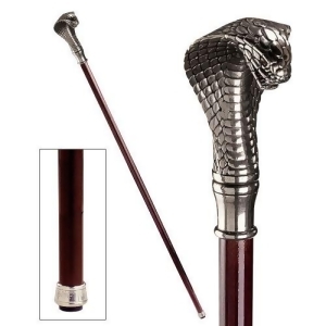 Cobra Pewter Walking Stick By Design Toscano - All