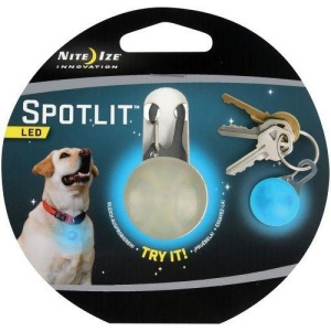UPC 946640082122 product image for Nite Ize 353462 Spotlit Dog Safety Light With Stainless Steel Spring Clip Blue - | upcitemdb.com