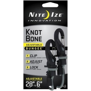 UPC 946640154010 product image for Nite Ize 353730 Knotbone Adjustable Bungee with Carabiner Clip 5mm - All | upcitemdb.com