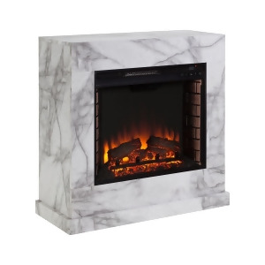 Sei Dendale Fe1062859 Faux Marble Fireplace in White / Gray - All