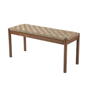 Sei Scalby Coastal Natural Seagrass Bench in Brown - All