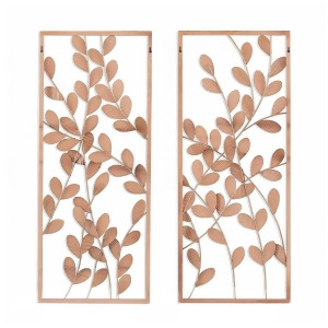 Sei Binet 2-Piece Wall Decor in Dark Gold / Bronze - All