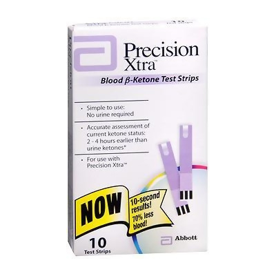Precision Xtra Blood B-Ketone Test Strips - 10 ct 