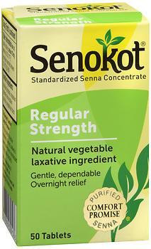 Senokot Natural Laxative 50 Tablets From The Online Drugstore At