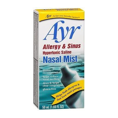 Ayr Allergy & Sinus Hypertonic Saline Nasal Mist - 1.69 fl oz 