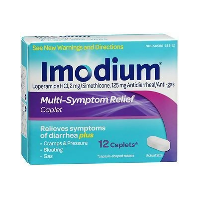 Imodium Multi-Symptom Relief Caplets - 12 Caplets 