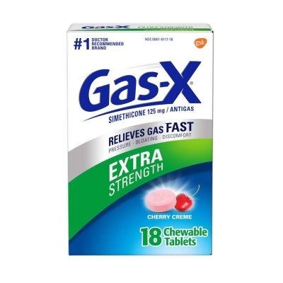 Gas-X Extra Strength Cherry Creme Tablet - 18 ct 