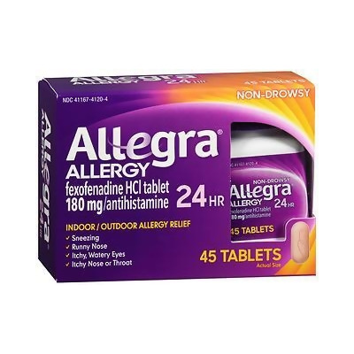 Allegra 24-Hour Allergy Relief - 45 Ct. 