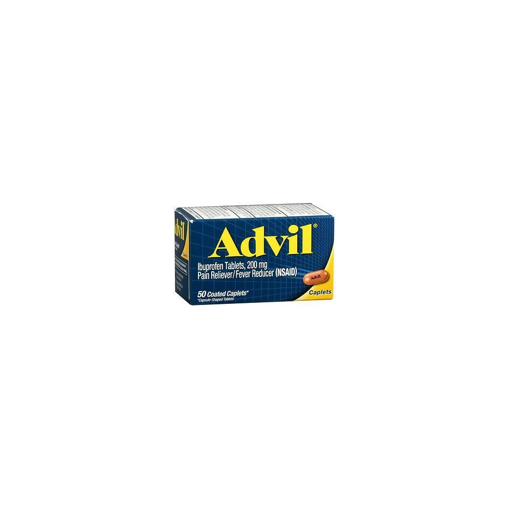Advil Ibuprofen Pain Reliever/Fever Reducer Caplets - 50 ct