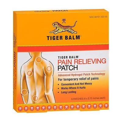 Tiger Balm Pain Relieving Patches - 5 ct 
