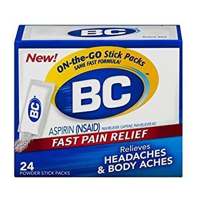 BC Headaches Formula Pain Reliever Powders - 24ct 