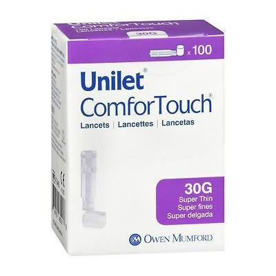 Unilet ComforTouch Super Thin Lancets 30 Gauge - 100 ct 