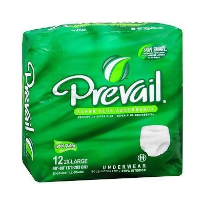 Prevail Extra Underwear 2X-Large - 4 pks of 12 