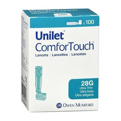 Unilet ComforTouch Ultra Thin Lancets 28 Gauge - 100 ct 