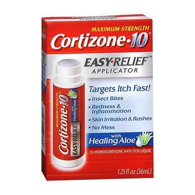 Maximum Strength Cortizone-10 Easy Relief Applicator Anti-Itch Liquid - 1.25 oz 