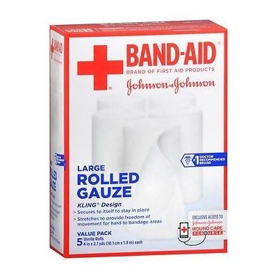 Johnson & Johnson Red Cross Rolled Gauze 10.5 yd. - 1 Each 