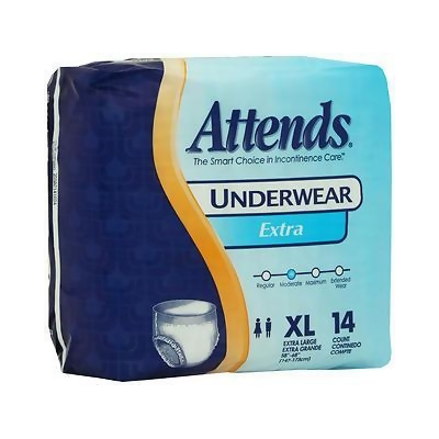 Attends Underwear Extra Absorbency Extra Large - 4 pks of 14 