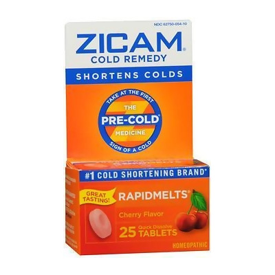 Zicam Cold Remedy RapidMelts Cherry - 25 ct 