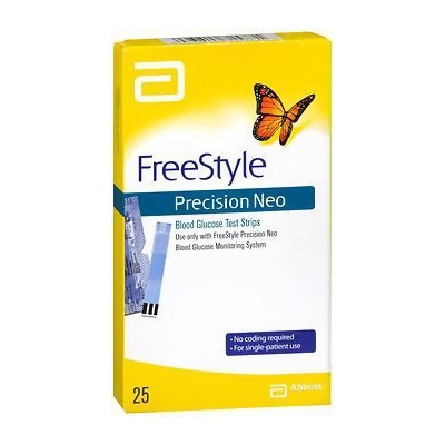 FreeStyle Precision Neo Blood Glucose Test Strips - 25 ct 