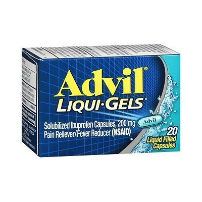 Advil Pain Reliever/Fever Reducer Liqui-Gels 200mg - 20 ct 