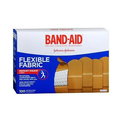 Band-Aid Flexible Fabric All One Size Adhesive Bandages - 100 ct 