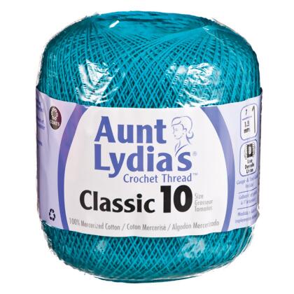 Aunt Lydia Fashion Crochet Thread, White, 150 Yds. - 3 Pkgs
