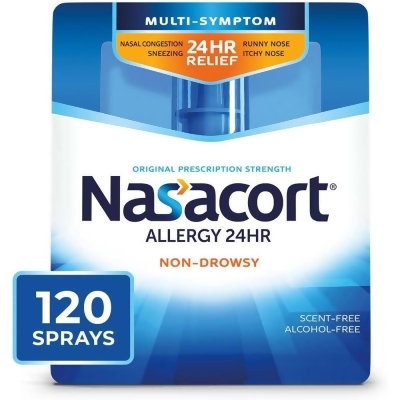 Nasacort Allergy 24 Hr Multi-Symptom Nasal Allergy Spray - 120 Sprays 