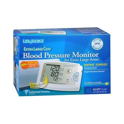 LifeSource Blood Pressure Monitor for Extra Large Arms - Each 