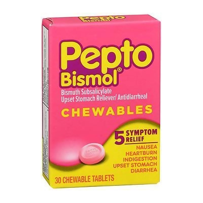 Pepto-Bismol Chewable Tablets Original - 30 ct 