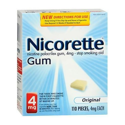 Nicorette Stop Smoking Aid 4 mg Original Gum - 110 ct 