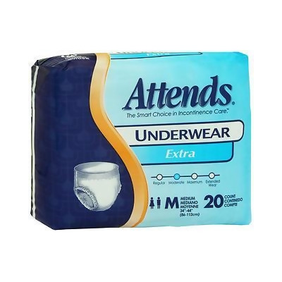 Attends Underwear Extra Absorbency Medium - 4 pks of 20 