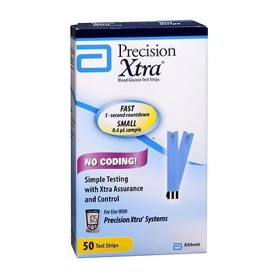 Precision Xtra Blood Glucose Test Strips - 50 ct 