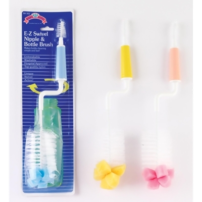 Bottle Brush With Swivel Handle & Brush, Asst - 1 Pkg 