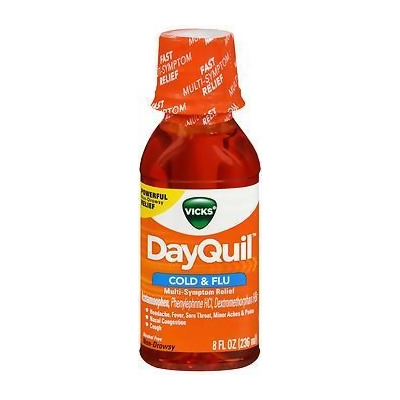 Vicks DayQuil Cold & Flu Liquid - 8 oz 