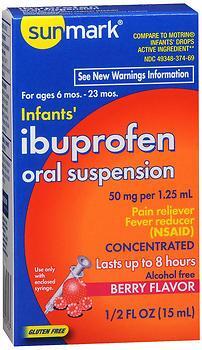 Sunmark Infants' Ibuprofen Oral Suspension Berry - 0.5 oz 