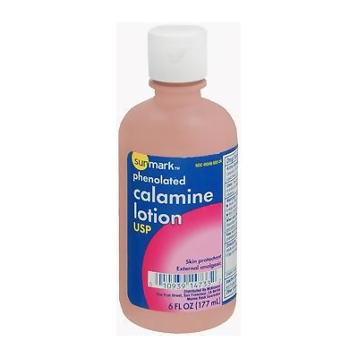 Sunmark Calamine Lotion Phenolated - 6 oz 