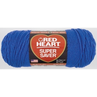 E300 Super Saver Yarn, Blue, 7 oz - 3 Packs 