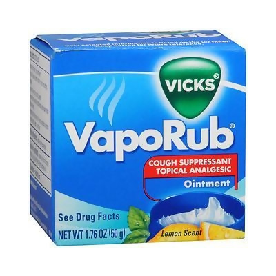 Vicks VapoRub Ointment Lemon Scent - 1.76 oz jar 