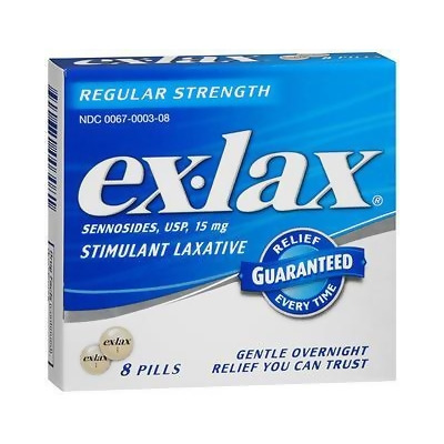 Ex-Lax Pills Regular Strength - 8ct 