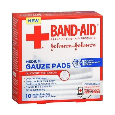 Band-Aid Gauze Pads Medium 3x3