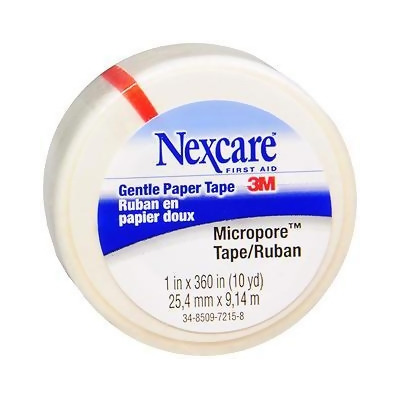 Nexcare First Aid Micropore Gentle Paper Tape 1 in. x 10 yd. - 12ct 