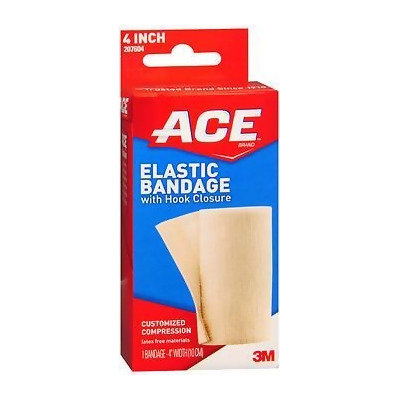 Ace Elastic Bandage with Hook Closure 4 Inch - #207604 