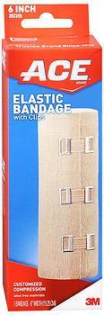 Ace Elastic Bandage with Clips 6-Inch 