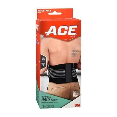 Ace Adjustable Back Brace, 207744, One Size 
