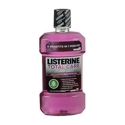 Listerine Total Care Anticavity Mouthwash Fresh Mint - 33.8 oz 