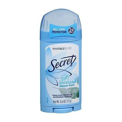 Secret Antiperspirant/Deodorant Invisible Solid pH Balanced Shower Fresh - 2.6 oz 
